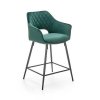 zelená barová židle