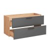 skříňka pod umyvadlo madera grey 854 široká 120 cm otevřené zásuvky