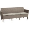 zahradní pohovka SALOMON 3 SEATER SOFA cappuccino