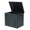 plastový úložný box BANN BOX 270l grafit otevřený