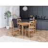 Jídelní set OSLO 1 L dub grandson NILO 11 20B dub grandson 1+4 v kuchyni