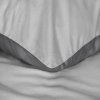 Šedé saténové povlečení na jednolůžko NOVA 3 140 x 200 cm detail