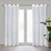 526050 zaclona belle k biela strieborna 140 x 250 cm