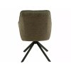 zadní strana jídelní židle NOTTI BREGO, v olivové barvě