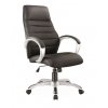 černé kancelářské křeslo Q-046 z kvalitní ekokůže
