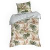 546432 3 obliecky na dvojlozko spring 29 biela zelena 220 x 200 cm