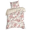 553089 3 obliecky na jednolozko spring 42 pudrovoruzova bezova 140 x 200 cm