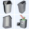 prakticky odpadkový kos click it 15l stříbrná grafit2