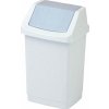 prakticky odpadkový kos click it 9l šedá