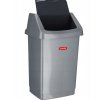 prakticky odpadkový kos click it 9l stříbrná grafit