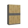 satniková skříňka dox šedý korpus dvířka dub artisan