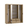 prakticka-satnikova-skříně-ellen-4D2S-v-prevedení-dub-olejovany-se-zrcadlem
