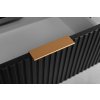 koupelnová skříňka elegance black 80 cm zlata uchytka 2