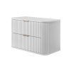 koupelnová skříňka pod umyvadlo elegance white 80 cm s deskou