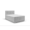 jednolůžková postel alpina boxspring šedá s matrací