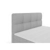 jednolůžková postel alpina boxspring šedá detail celo