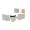 boxspring postel kasped materialy