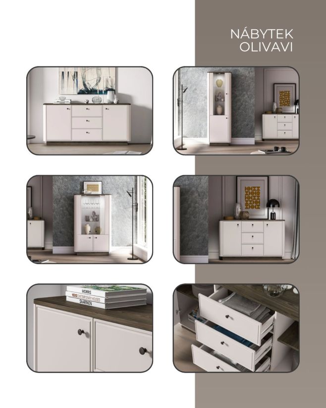 ✨ Nábytek OLIVAVI – když se elegance potká s praktičností Dopřejte svému domovu dotek luxusu s kolekcí OLIVAVI. Jemně...