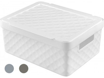 Heidrun Úložný box Diamond s víkem 11l