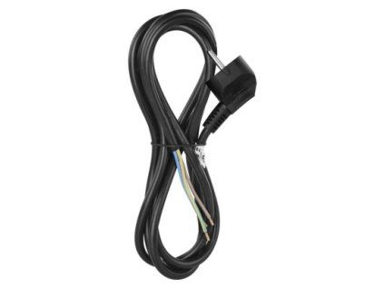 S18312 FLEXO PVC 3×1,0 ČERNÁ 2M