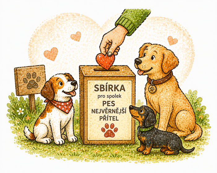 SBÍRKA pro spolek PES NEJVĚRNĚJŠÍ PŘÍTEL | MUJPES.CZ