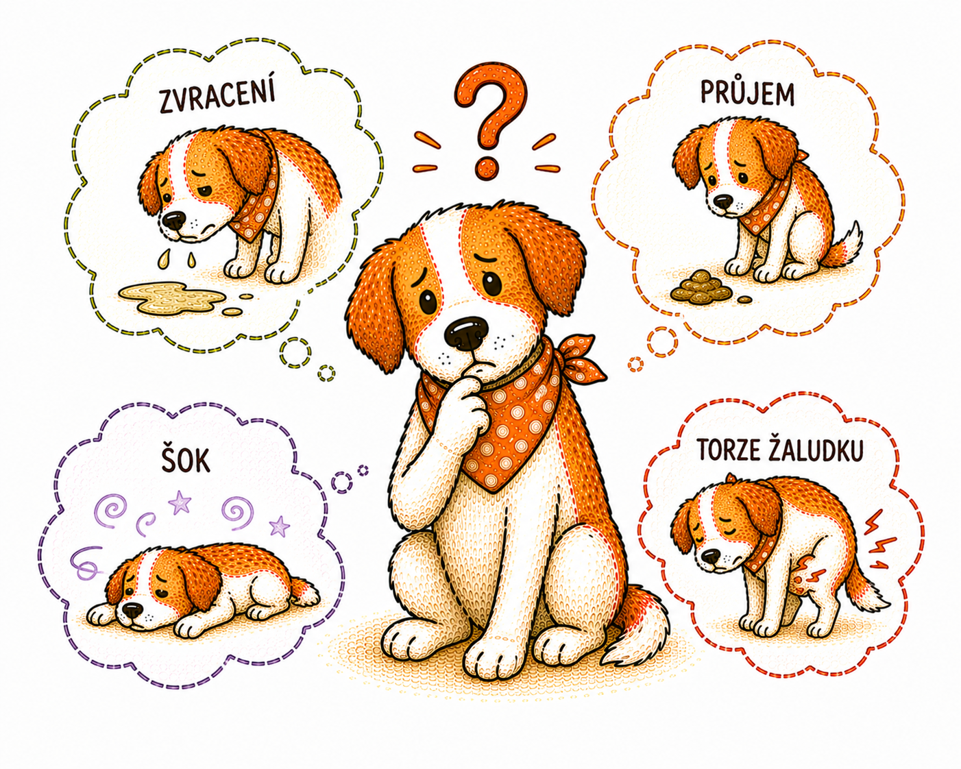Žaludeční problémy a poruchy trávení | MUJPES.CZ