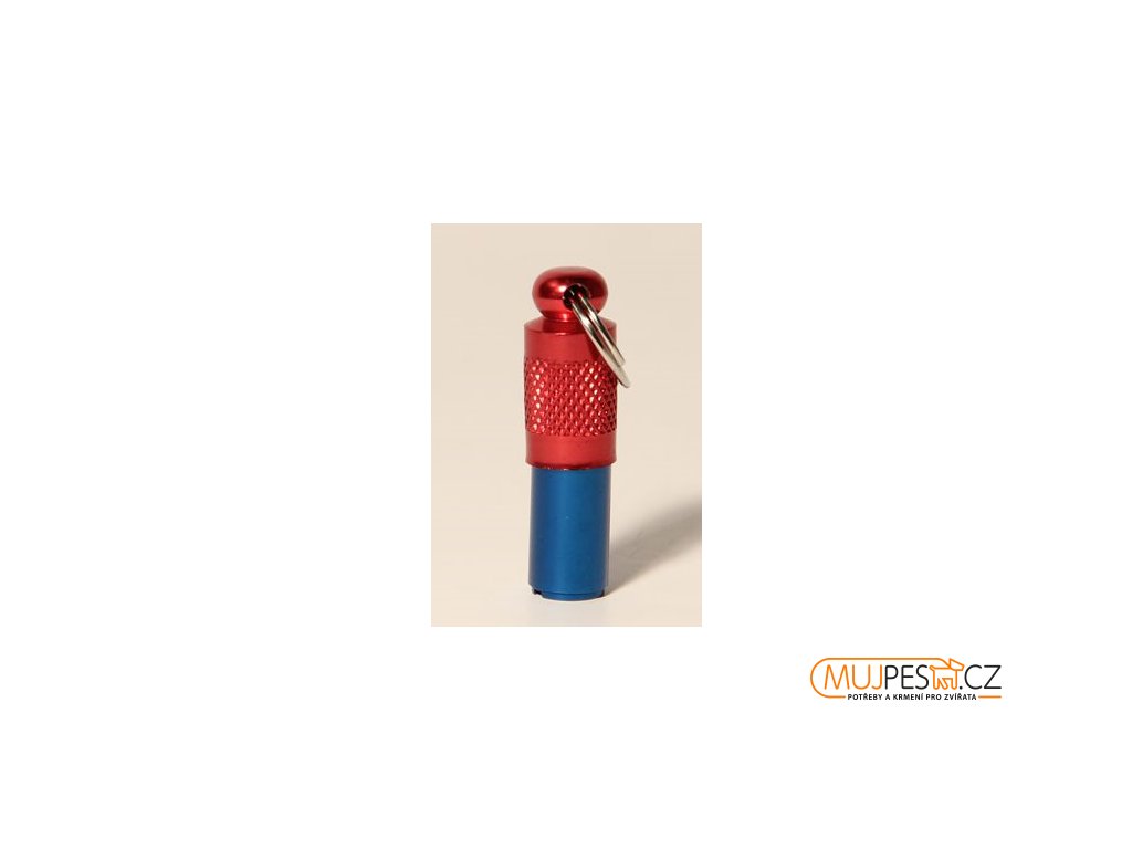 22209 adresar kovovy cerveno modry 25 10mm trixie