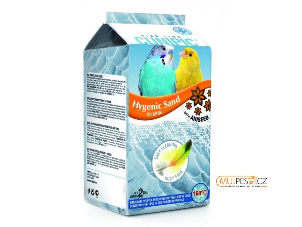 27465 pisek hygienicky pro ptaky cunipic 2 kg
