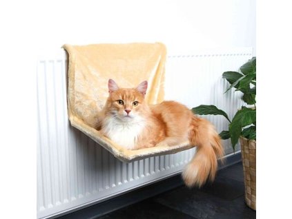 Závěsné lůžko na topení 48x26x30cm,  - béžové