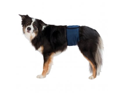 101319 brisni pas na podlozky pro psa samce m 45 55 cm tmave modry