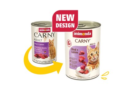 ANIMONDA konzerva CARNY Adult- hovězí, jehněčí 400g