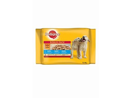 11097 pedigree kapsa junior kureci hovezi ryze v zele 4x100g