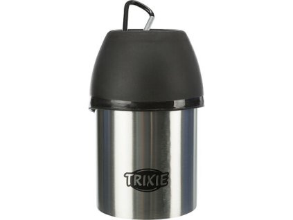 Láhev kovová s plastovou miskou 300 ml