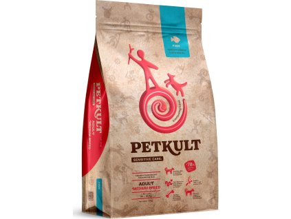 petkult dog sensitive fish adult medium