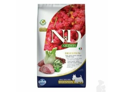 N&D Quinoa DOG Digestion Lamb & Fennel Mini