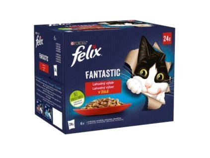 Felix cat kaps.-Fant.Multipack mas.výběr v želé 24 x 85