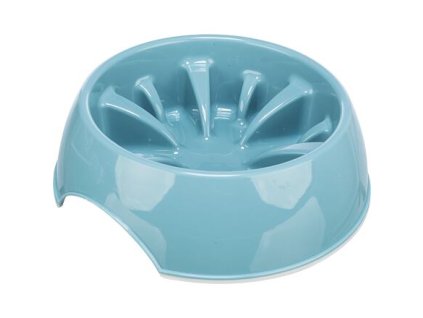 Miska k pomalému krmení, design slunečnice, plast/TPR (Velikost 0,3 l/ ø 16 cm)