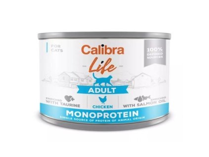 Calibra Cat Life  konz.Adult Chicken 200g