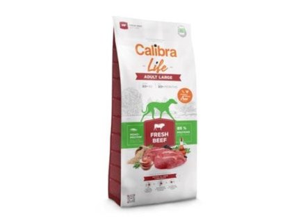 calibra dog life adult large fresh beef 12kg