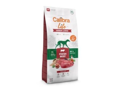 calibra dog life senior large fresh beef 25kg