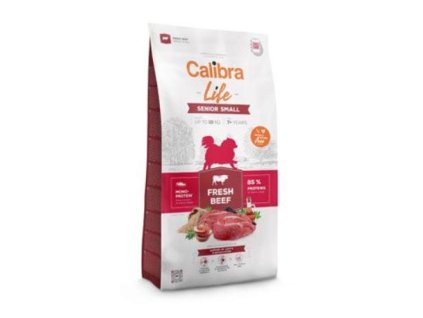 calibra dog life senior small fresh beef 15kg