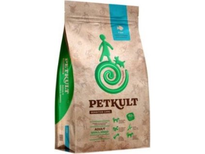 petkult dog sensitive fish adult small