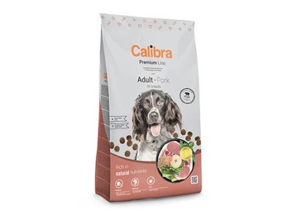 calibra dog premium line adult pork
