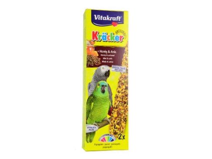 14181 vitakraft bird kracker parrot african honey tyc 2ks