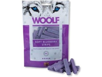 1437 woolf pochoutka soft blueberry strips 100g