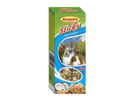 14817 avicentra tycinky velky hlodavec orech kokos 2ks