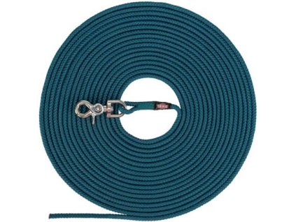 Stopovací vodítko kulaté, vypouštěcí karabina, petrolejová (Velikost S-M: 5 m/ 6 mm)