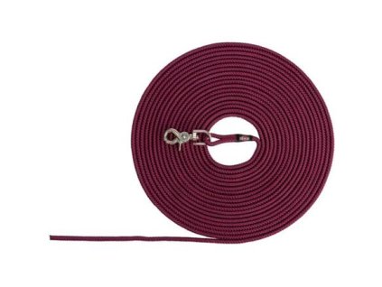 Stopovací vodítko kulaté, vypouštěcí karabina, sangria (Velikost S-M: 5 m/ 6 mm)