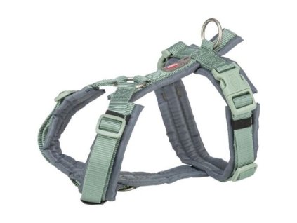 Premium trekingový postroj, šalvěj/grafit (Velikost XS-S: 32-38 cm/13 mm)