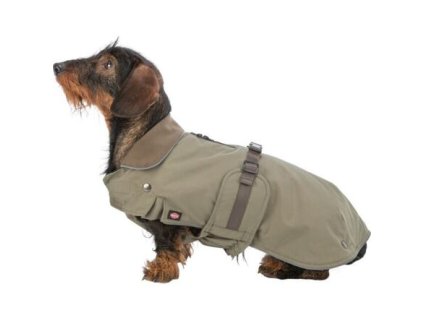 Kabátek HERMY 2 v 1, úzký střih, olivově zelená (Velikost XS: 28 cm, hruď: 34-40 cm, krk: 20-26 cm)